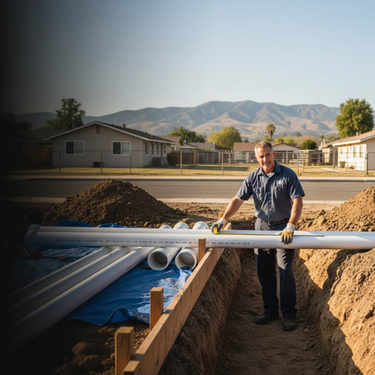 Sewer Line Replacement in Norco, CA — Norco Plumbing Pros