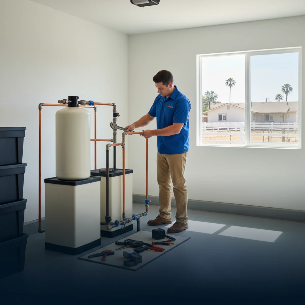 Water Softener & Filtration Installation in Norco, CA — Norco Plumbing Pros